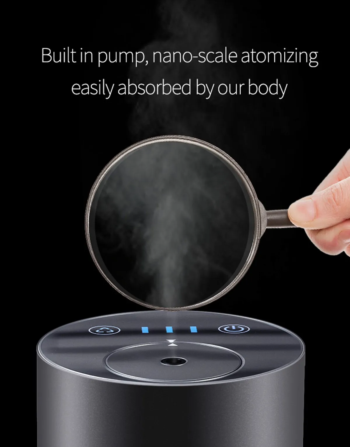 Car Mini Waterless Nebulizing Scent Machine by Aroma Designers