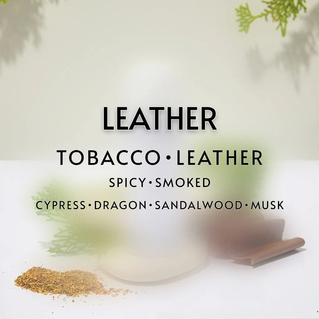 Leather and Spice Fragrance Oil - Sleek and luxurious scent